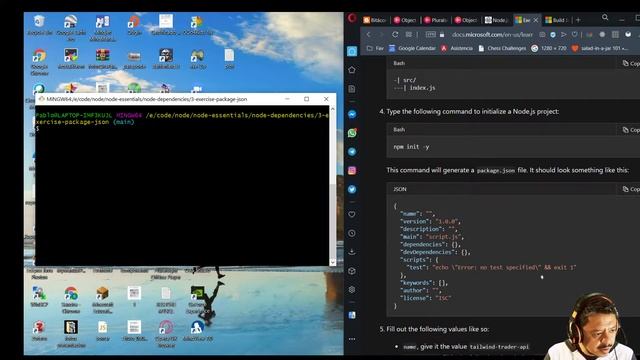 Node, configurar package.json смотреть онлайн