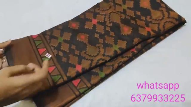 Lenin silk and copper brasso sarees collection// video 2 (31/1/22) смотреть онлайн