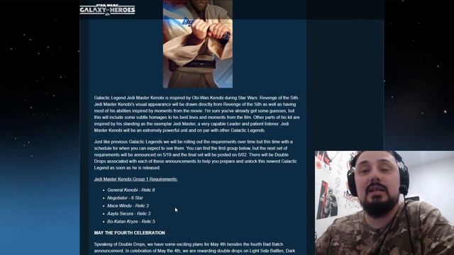ЛЕГЕНДА КЕНОБИ! КОМАНДИР АСОКА! Разбор апрельского Road Ahead - SWGOH смотреть онлайн