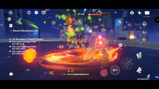Genshin Impact Android | Spiral Abyss 4.0 | Mono Hydro & Pyro Team смотреть онлайн