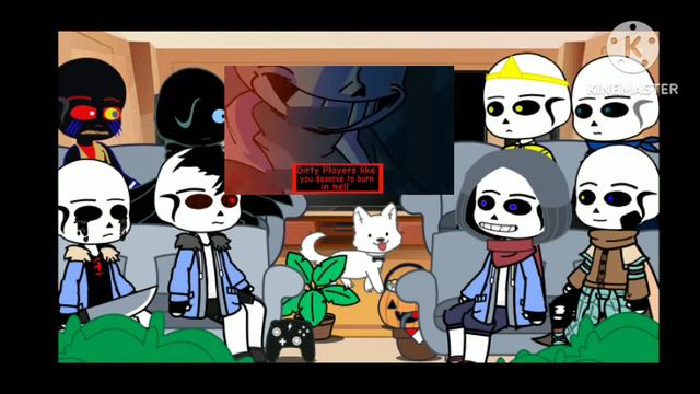 sans au's react to vhs sans vs underplayer смотреть онлайн
