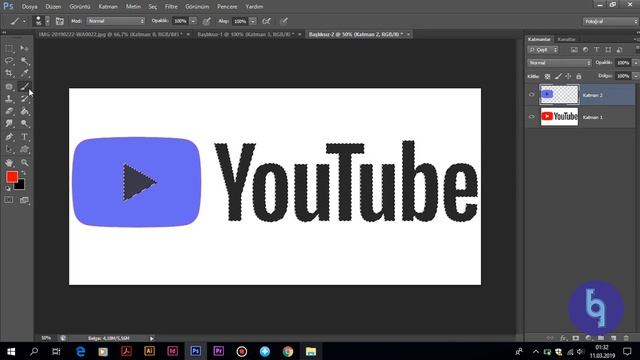 Photoshop Dersi: Logo Rengi Nasıl Değiştirilir? смотреть онлайн