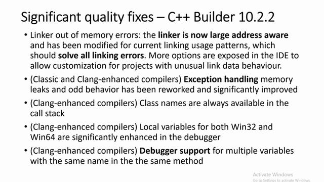 What's New in C++ Builder 10.2.2 смотреть онлайн