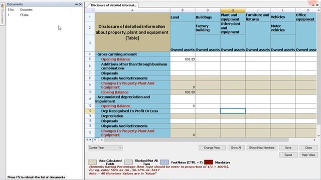 How To Tag Tables In IND AS Based XBRL Software With Tagging Approach