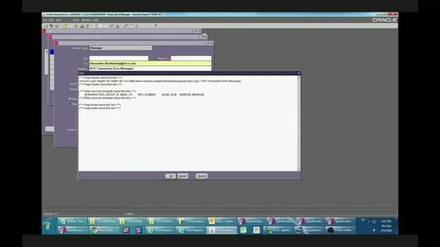 Oracle Applications Alert in HTXL Format смотреть онлайн