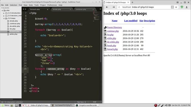 15 foreach loop смотреть онлайн