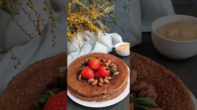 САМЫЕ ПОЛЕЗНЫЕ БЛИНЧИКИ. рецепт в комментариях ?//ppkerin смотреть онлайн