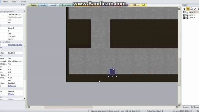 Construct 2 #3 Создание локации (уровня) смотреть онлайн