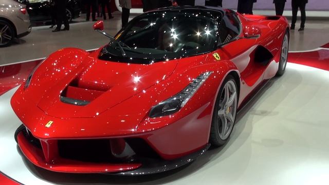 LaFerrari front in detail at Geneva Salon 2013 смотреть онлайн
