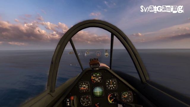 Warplanes Battles over Pacific VR | Objectives - Destroy destroyers | without auto-aim | Pico 4 смотреть онлайн