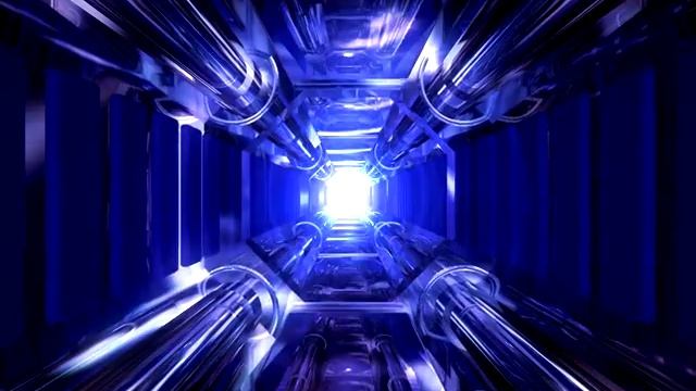 Greenscreen Hintergrund - "Tunnel (Blau)" смотреть онлайн