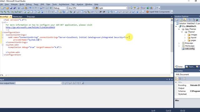 How to add ConnectionString in web.config to SQL server using C# смотреть онлайн