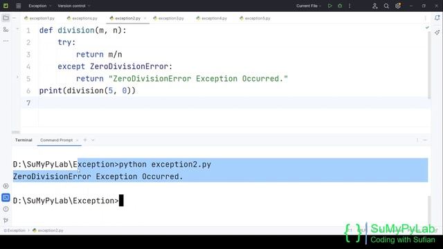Exception Handling in Python смотреть онлайн