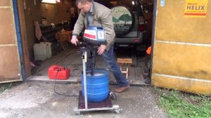 Запуск лодочного мотора  ,,YAMAHA 5 BS,,   (модель 661S )