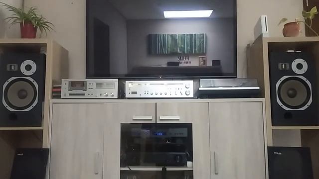 Yamaha cr 1020 + Pioneer HPM 50 A1 смотреть онлайн