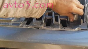 сузуки витара снятие переднего бампера, установка защитной сетки