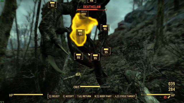 (Fallout 4 Survival Mode) so close to defeating a Deathclaw смотреть онлайн