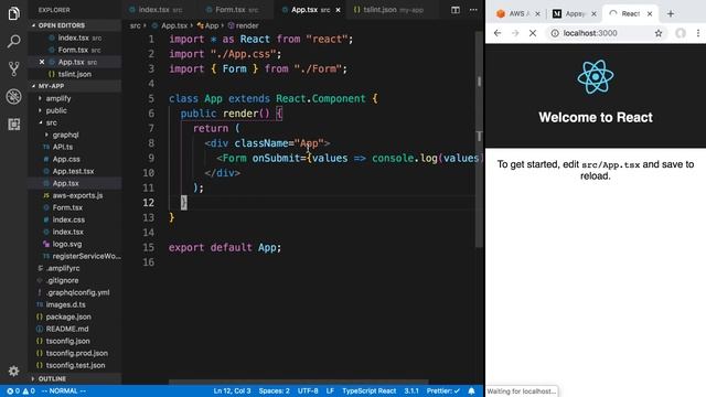 AWS AppSync Tutorial with React смотреть онлайн