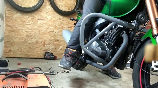 Завëл Stels Flame 200 после простоя.