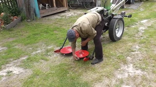 Роторная косилка на мотоблок Зубр смотреть онлайн