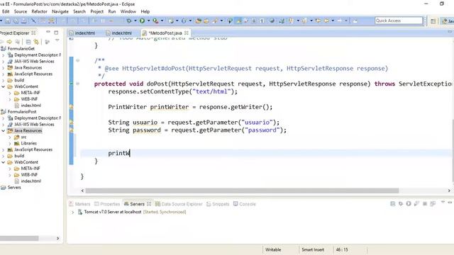 11.- FORMULARIO METODO POST SERVLET смотреть онлайн