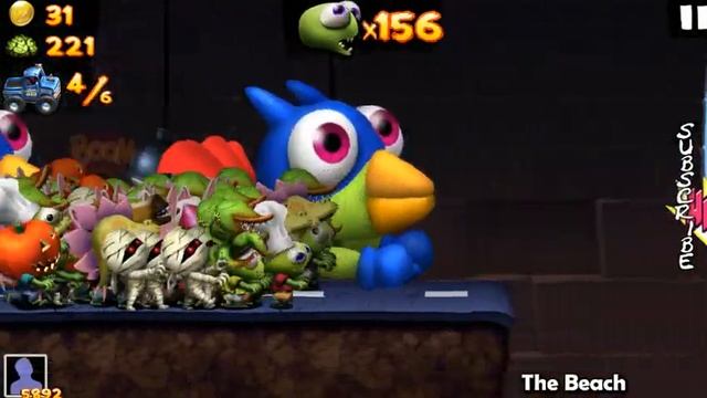 Zombie Tsunami - Daily Mission Crush 6 Big Trucks