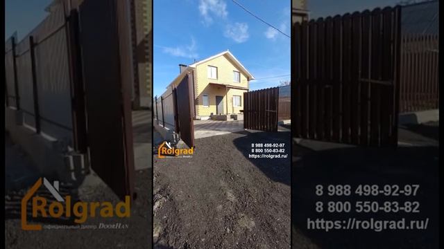 Автоматизация распашных ворот ООО Фрегат Агро Воронеж смотреть онлайн