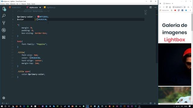 Galería de imágenes con efecto Lightbox | 01 - Estructura HTML y Efecto Hover смотреть онлайн