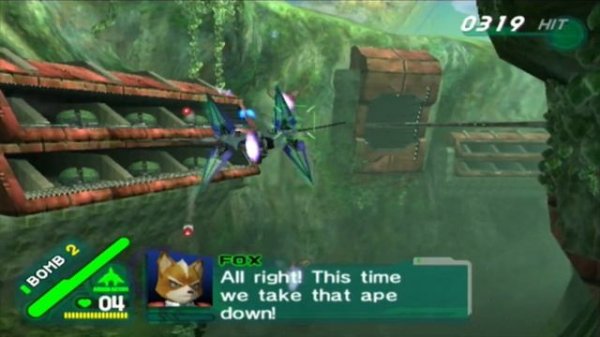 Star Fox: Assault ... (GameCube) Gameplay