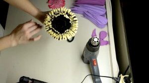 Мк ГЕРБЕРА из фоамирана . Ростовые цветы.Первый вариант...