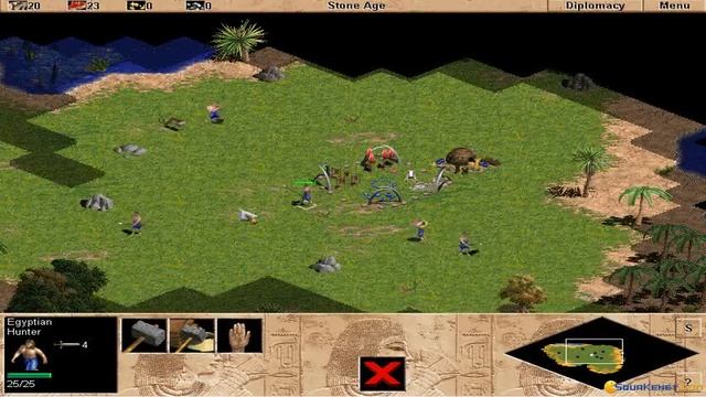 Age of Empires gameplay (PC Game, 1997) смотреть онлайн