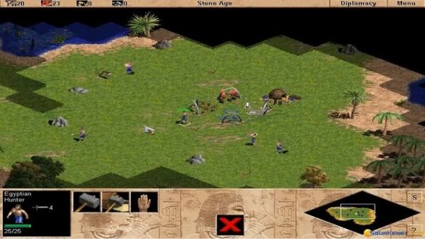Age of Empires gameplay (PC Game, 1997)