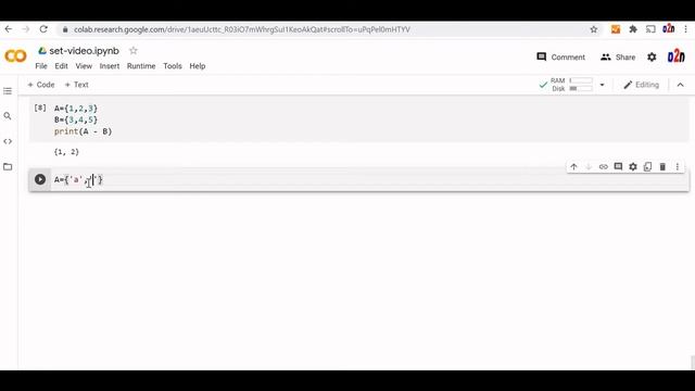 Python set operations union, intersection, difference, symmetric_difference & updating the main set смотреть онлайн