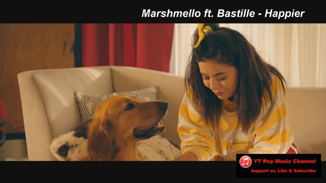 Marshmello ft Bastille - Happier смотреть онлайн