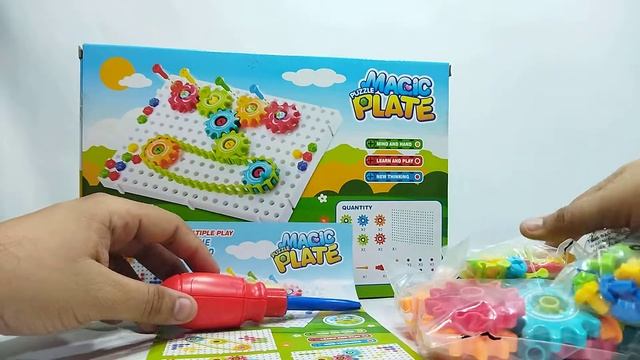 Magic Puzzle Plate | DIY Educational Puzzle смотреть онлайн