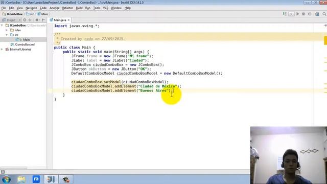 Tutorial JComboBox en Lenguaje Java con IntelliJ IDEA смотреть онлайн