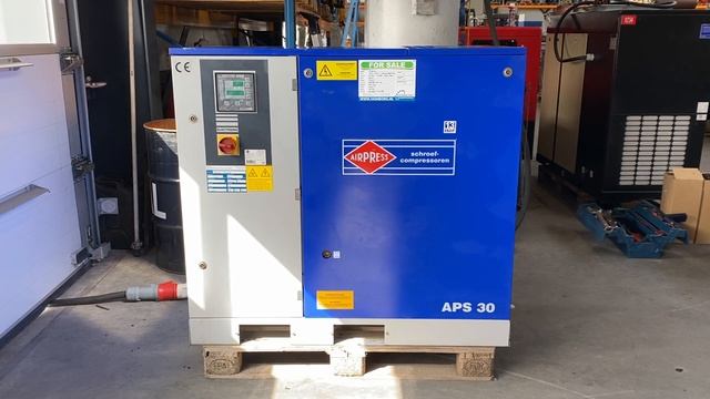 Airpress APS 30 B 22 kW 3000 L min 13 Bar Silent Elektrische Schroefcompressor stocknr 3950 смотреть онлайн