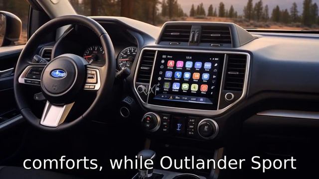 Mitsubishi Outlander Sport Vs Subaru Crosstrek