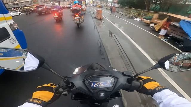 POV: HONDA CLICK 125i | AFTERNOON RUSH HOUR | MARCOS HIGHWAY