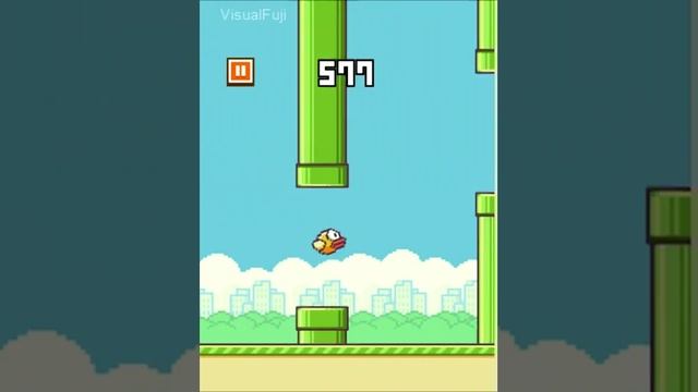 Flappy Bird real end from 0 to level 1000 !!! смотреть онлайн