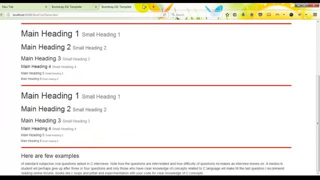 How to use typography and other classes in bootstrap in Hindi -- Bootsrap tutorials in Hindi смотреть онлайн