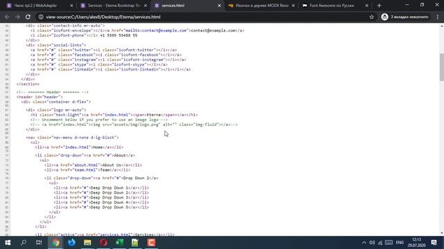 Дополнительные шаблоны в MODX смотреть онлайн
