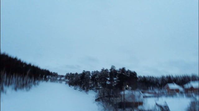 Зимний FPV у дачи смотреть онлайн