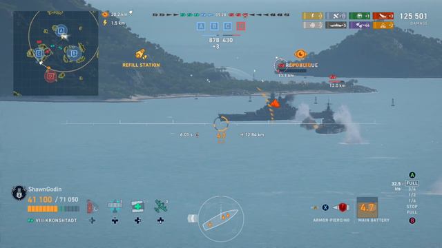 World of warships legends Kronstadt accidental kraken смотреть онлайн