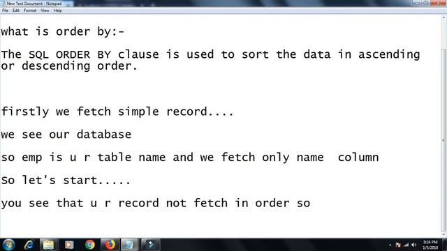 Mysql Lession 13:- order by query смотреть онлайн