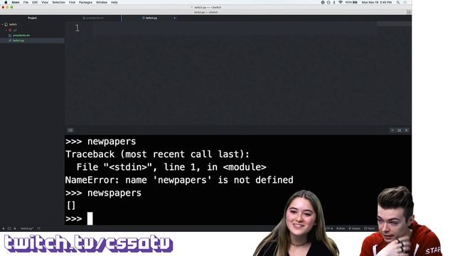 100 COOL THINGS IN PYTHON (PART 1) - CS50 on Twitch, EP. 14 смотреть онлайн