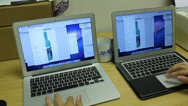 Macbook Air 13" 2011 VS 2010: PhotoShop CS5 Comparison смотреть онлайн