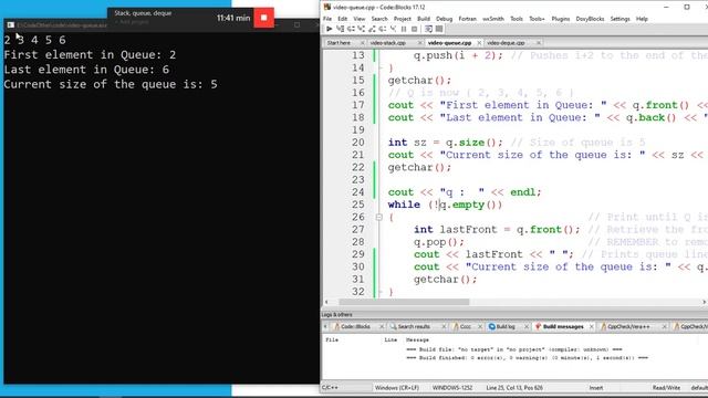 CPP STL: Stack, Queue Deque (in Bengali) смотреть онлайн