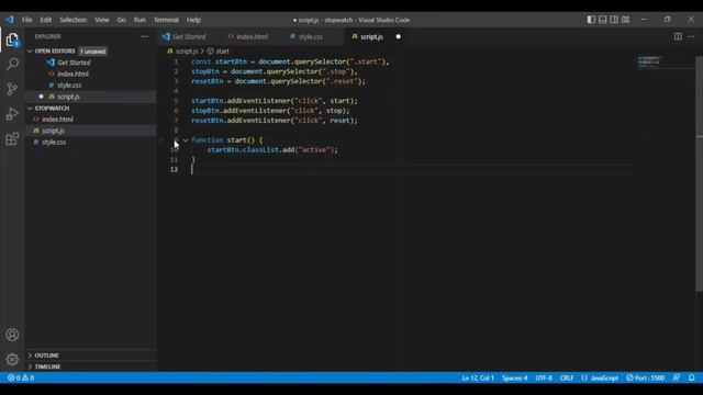 How to create Stopwatch Application in HTML CSS and JavaScript | Bluebace #webdesign смотреть онлайн