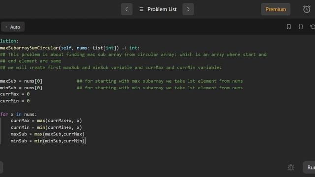 918. Maximum Sum Circular Subarray || Python || LeetCode смотреть онлайн